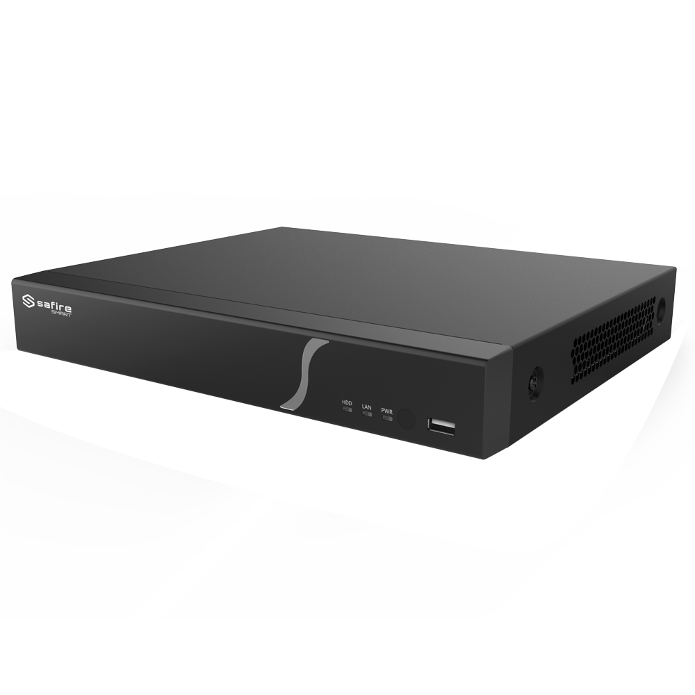 Safire Smart NVR pour caméras IP SF-NVR8108A-8P-B2 8 Entrées